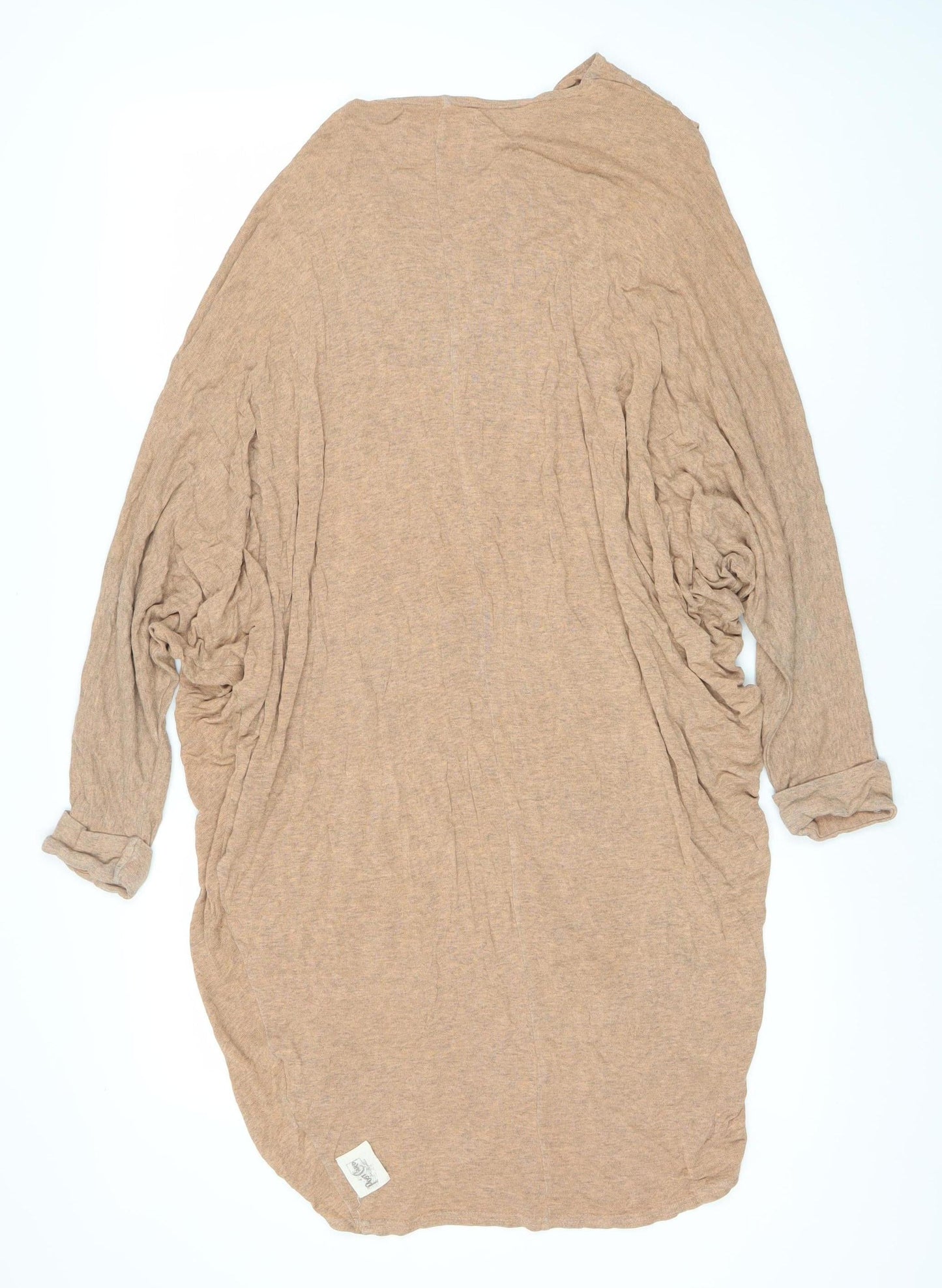A Postcard From Brighton Women's Beige Open Front Cardigan Size 2