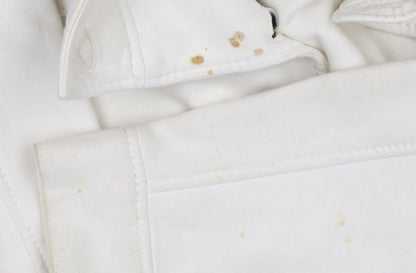 Womens UK Size M BHS White Pea Coat