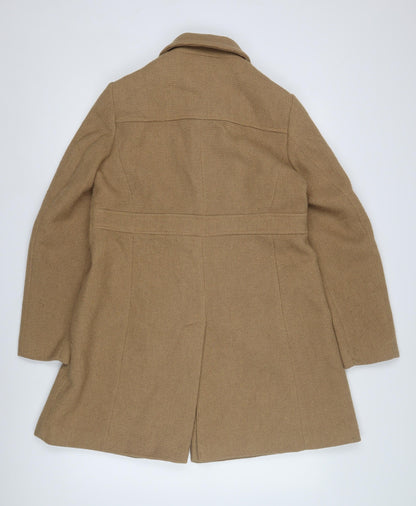 Womens UK Size 12 NEXT Beige Overcoat