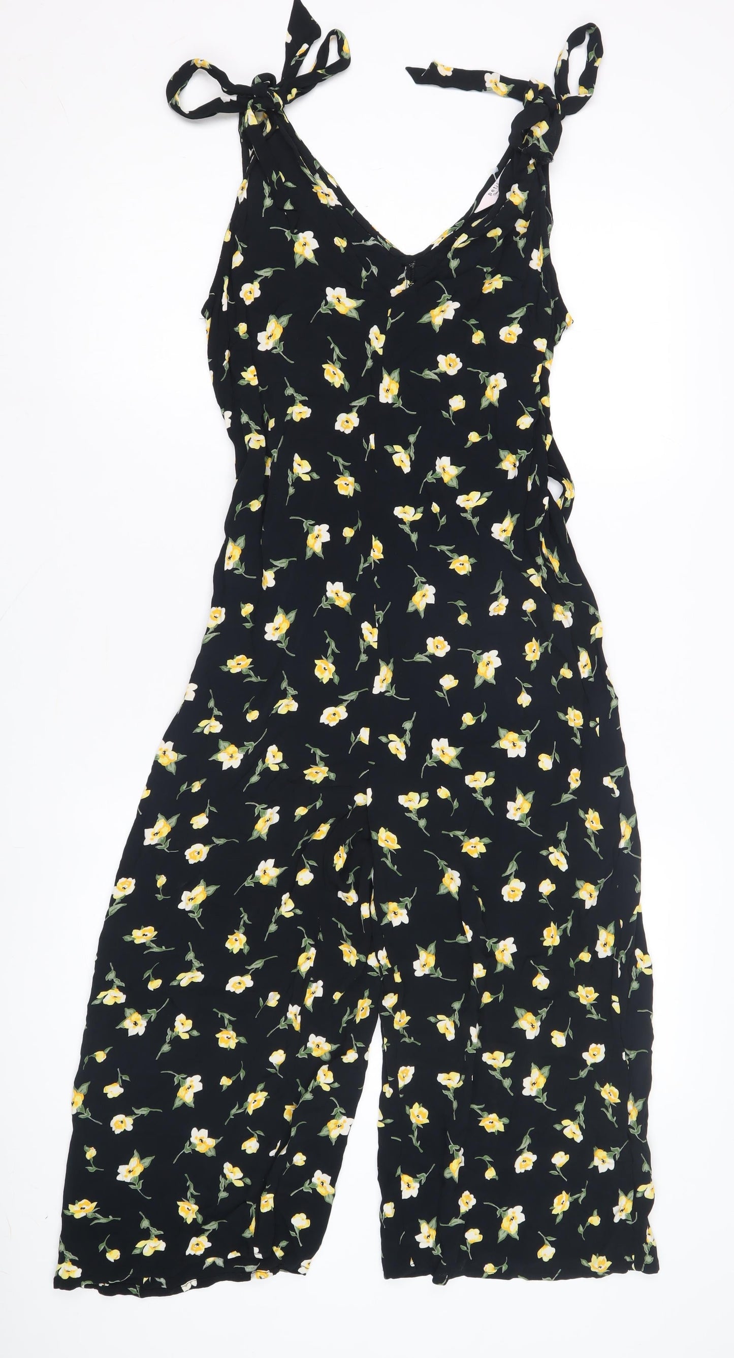 Miss Selfridge Women’s Floral Jumpsuit, Black, Size 10