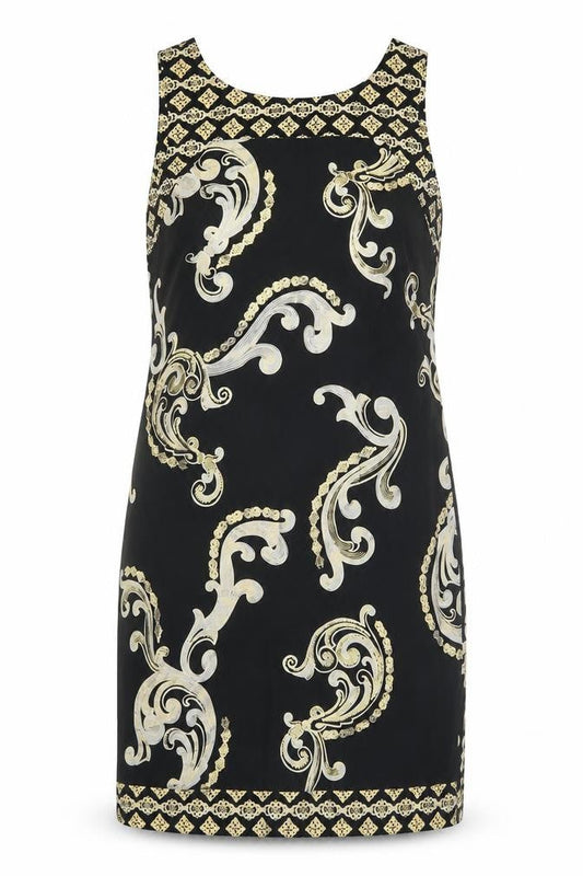 Wallis Women's Black Sheath Dress, Size 12, Elegant Partywear