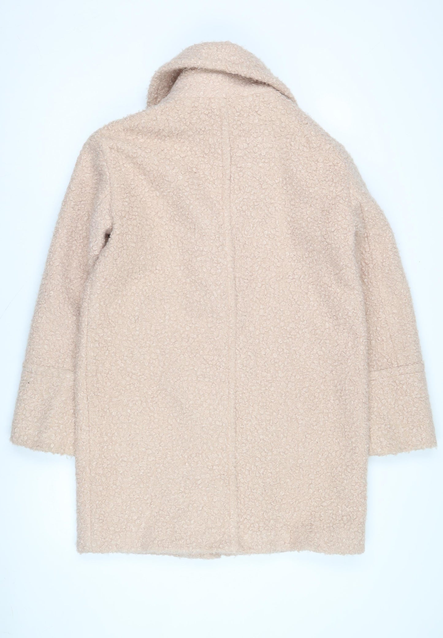 Womens UK Size S Oasis Beige Overcoat