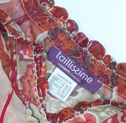 Taillissime Women's Multicoloured Paisley Cover Up