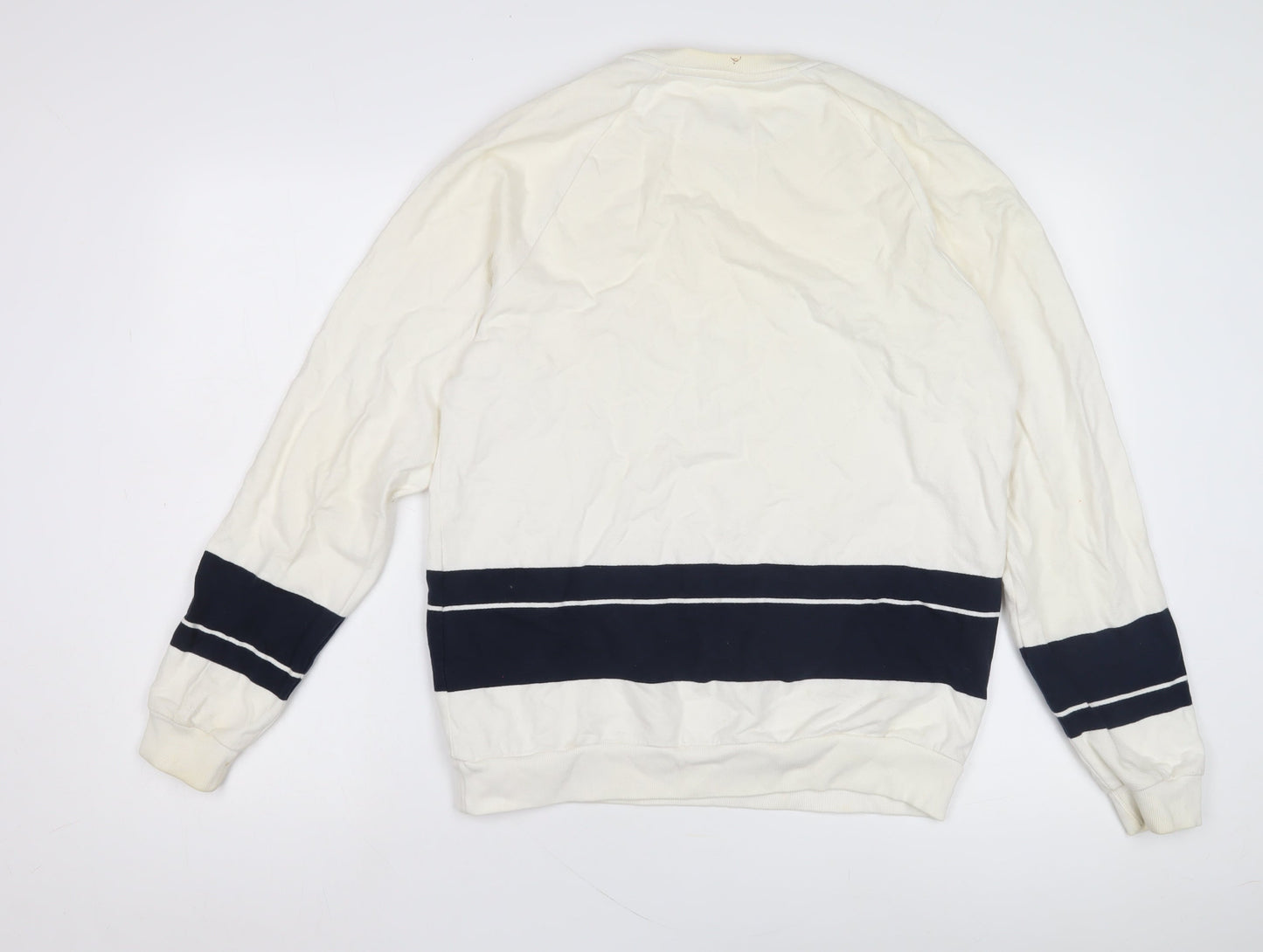 Mens UK Size S Jack Wills Ivory Pullover Sweatshirt