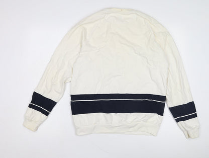 Mens UK Size S Jack Wills Ivory Pullover Sweatshirt