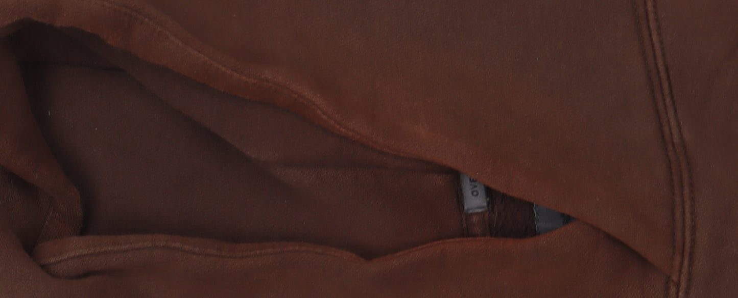 Abercrombie & Fitch Unisex Brown Oversized Hoodie - S