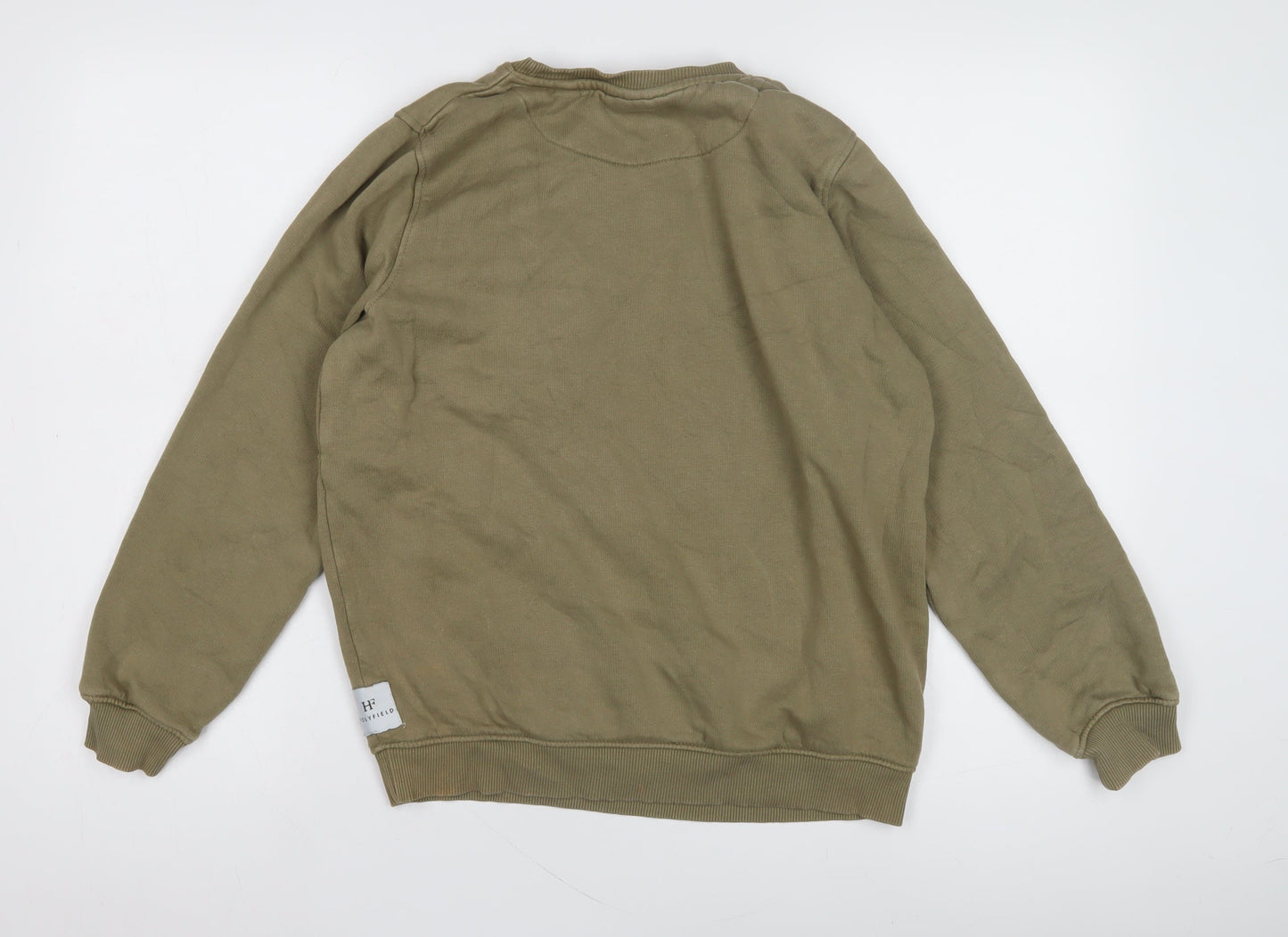 Holyfield Green Teens Pullover Sweatshirt M Fleece