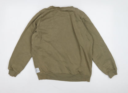 Holyfield Green Teens Pullover Sweatshirt M Fleece
