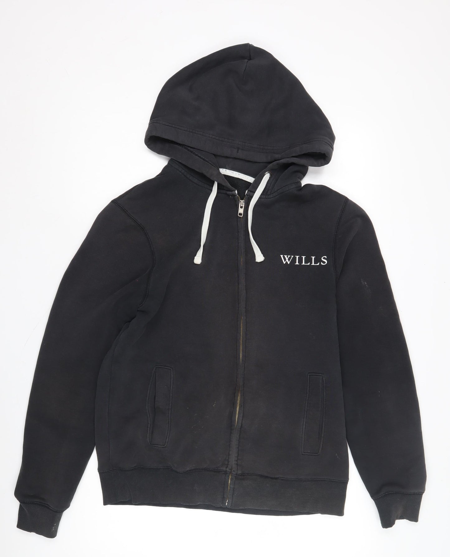 Mens UK Size  Jack Wills Black Full Zip Hoodie