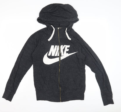 Nike Boys Black Full Zip Hoodie S - Casual Style