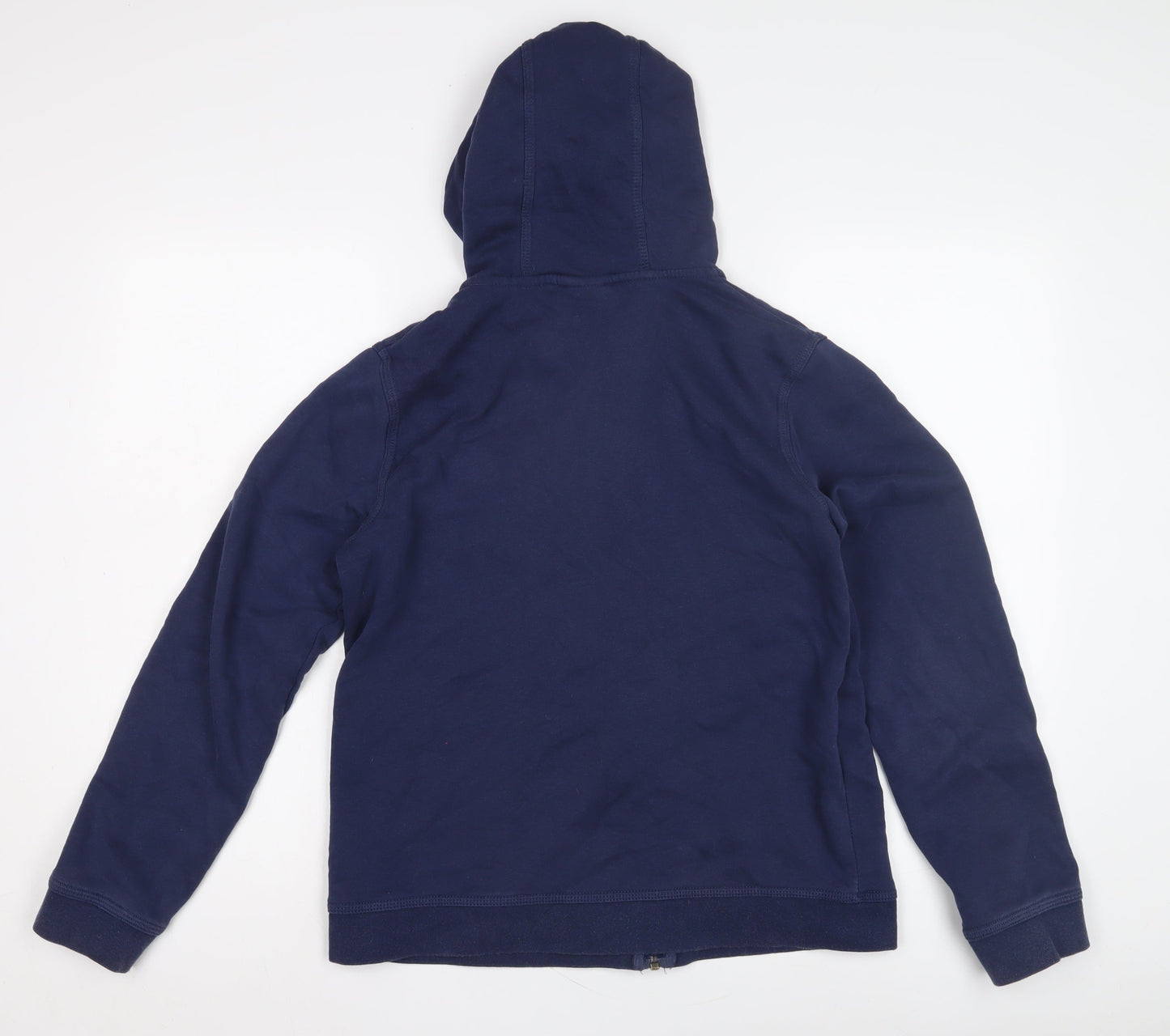 Nike Boys Blue XL Full Zip Hoodie, Sports Logo, Hooded