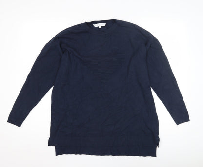Womens UK Size S-M Amara Reya Blue Pullover Jumper