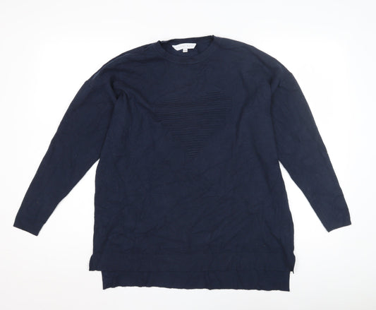Womens UK Size S-M Amara Reya Blue Pullover Jumper
