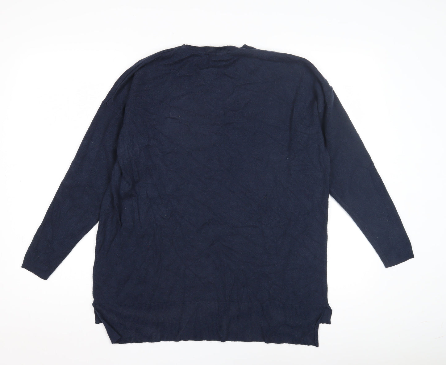 Womens UK Size S-M Amara Reya Blue Pullover Jumper