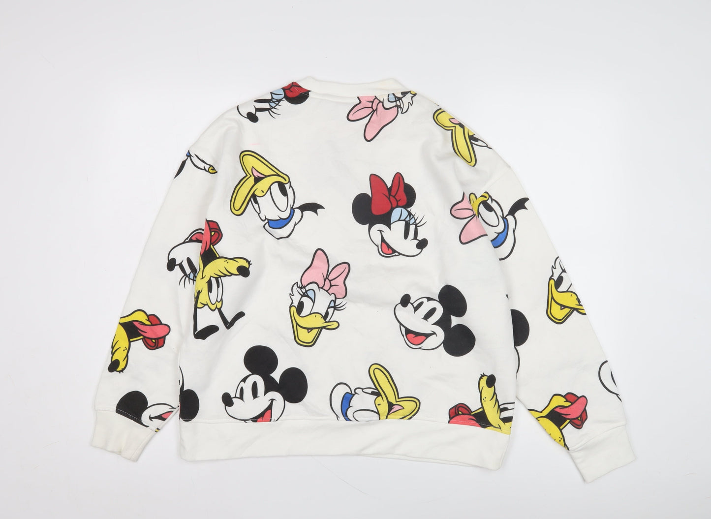 Womens UK Size S Disney White Pullover Sweatshirt