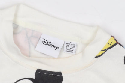 Womens UK Size S Disney White Pullover Sweatshirt