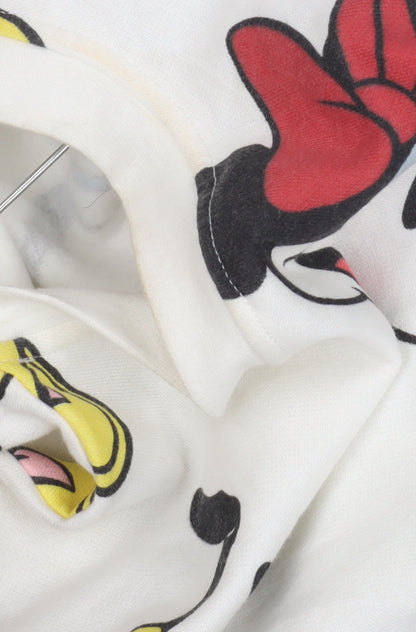 Womens UK Size S Disney White Pullover Sweatshirt