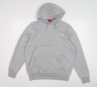 Mens UK Size S Slazenger Grey Pullover Hoodie