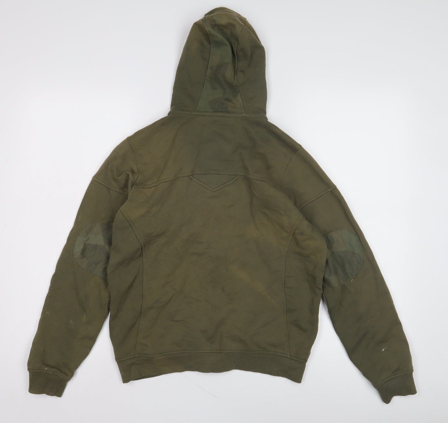 Ripstop Boys Green XL Full Zip Hoodie with Logo