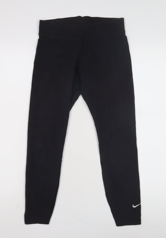 Nike Women's Black Leggings Medium for Running & Gym