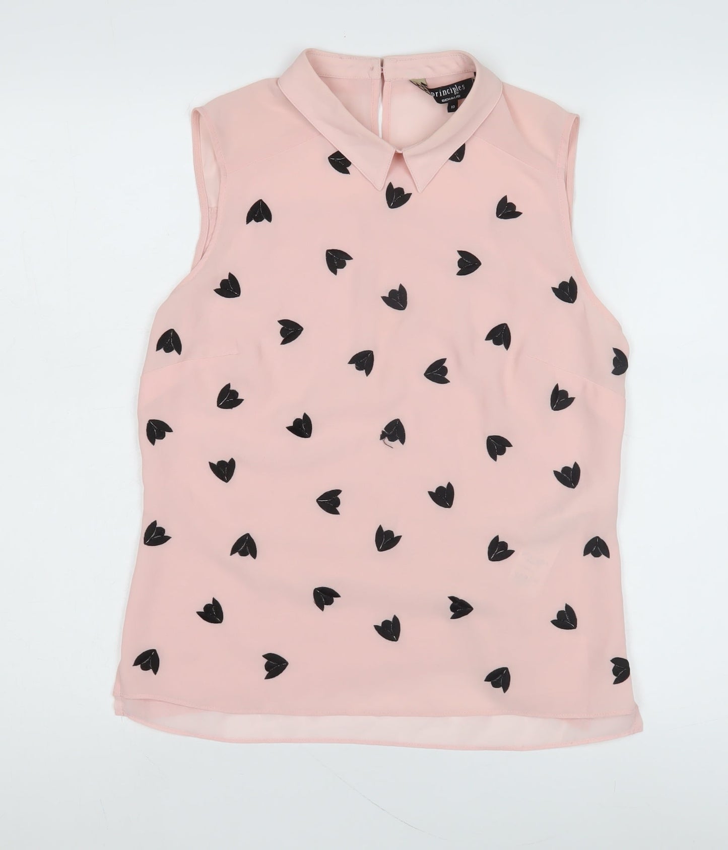 Womens UK Size 10 Principles by Ben de Lisi Pink Basic Blouse