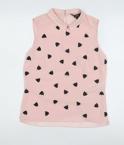 Womens UK Size 10 Principles by Ben de Lisi Pink Basic Blouse