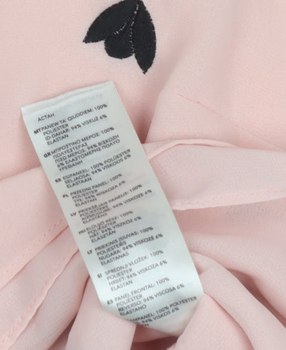 Womens UK Size 10 Principles by Ben de Lisi Pink Basic Blouse