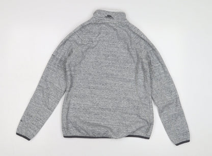 Trespass Women's Grey 1/4 Zip Sweatshirt Size S