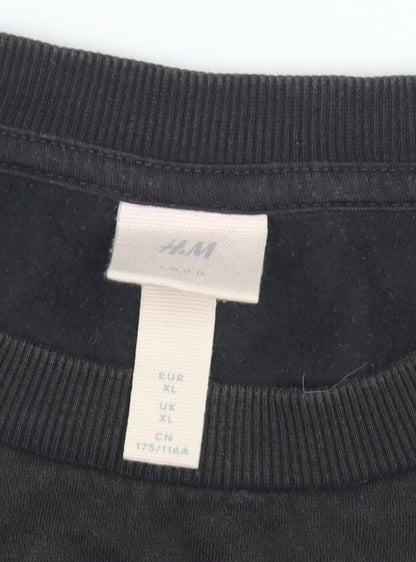 H&M Unisex Black NASA Graphic Sweatshirt XL