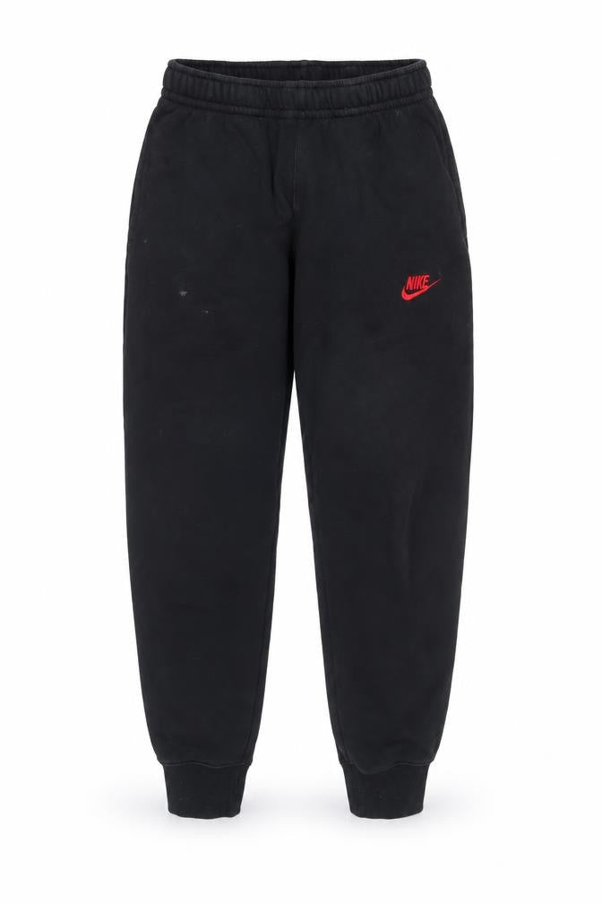 Front view of Nike unisex black jogger trousers s sports