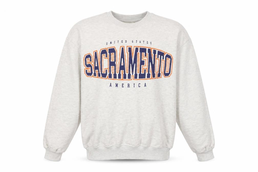 Mens UK Size S Pull & Bear Grey Pullover Sweatshirt