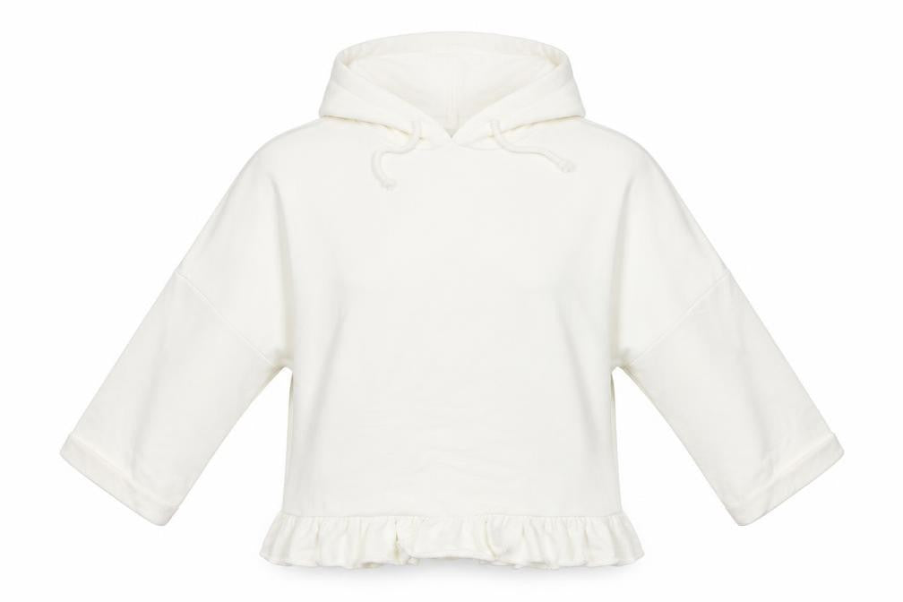 Womens UK Size 10 NEXT Ivory Pullover Hoodie