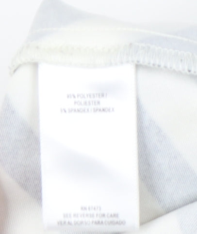 Gabby Skye Women's Black & White Striped Dress, Size 10