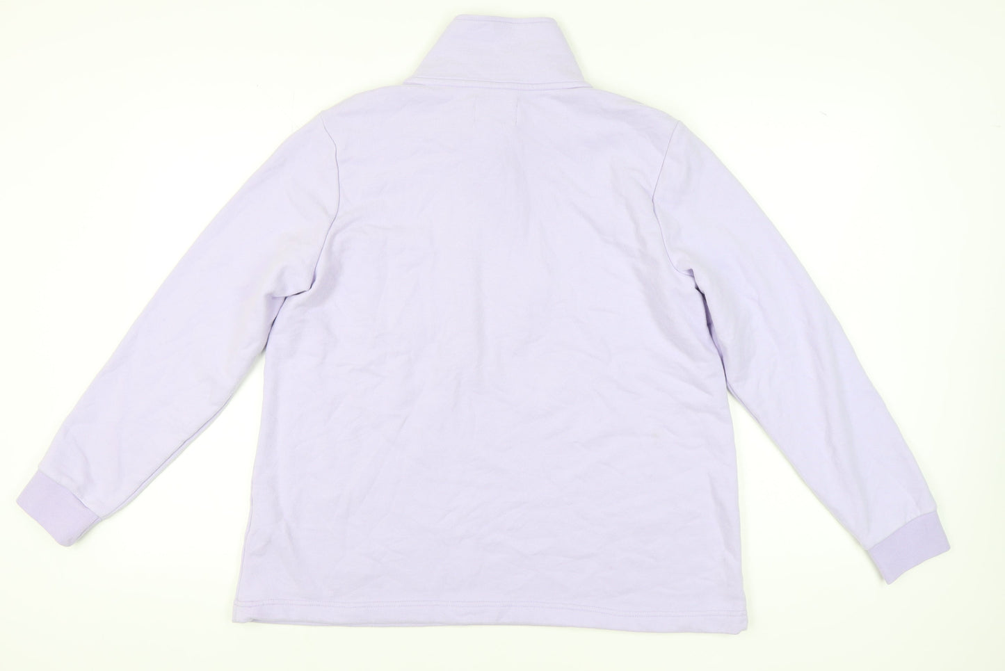 Womens UK Size XL Lands' End Purple Pullover Sweatshirt