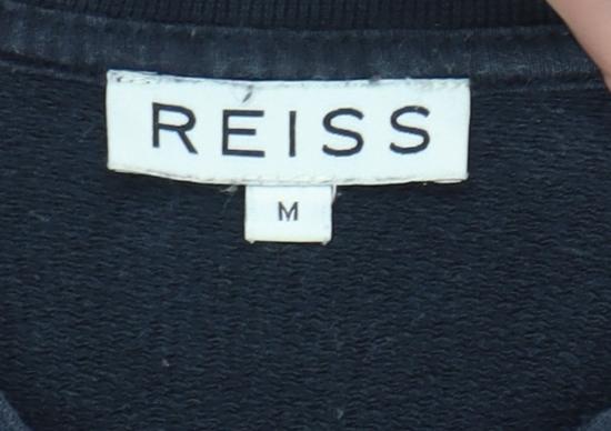 Reiss Unisex Adults Black Knit Pullover Sweatshirt M