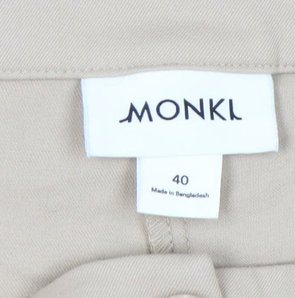 Womens UK Size 12 Monki   Beige Trousers