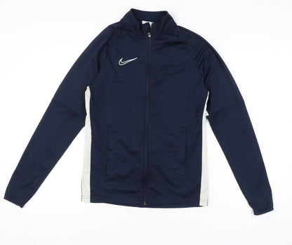 Mens UK Size S Nike Blue Full Zip Sweatshirt