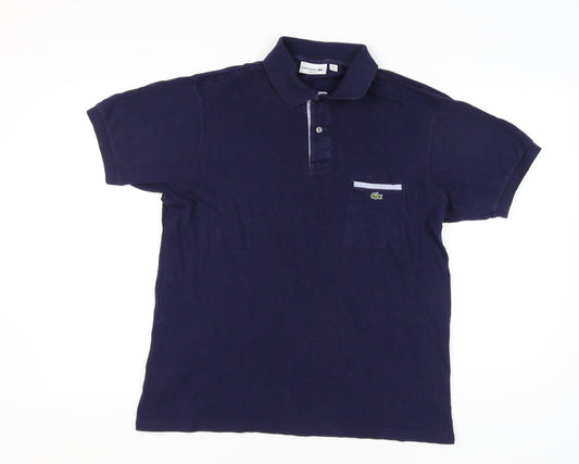 Lacoste Men's Blue XL Classic Fit Polo Shirt