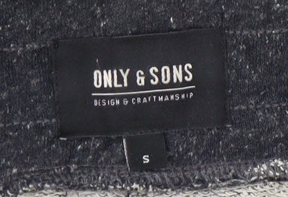 Only & Sons Men's Black Joggers S - Comfy Tapered Fit