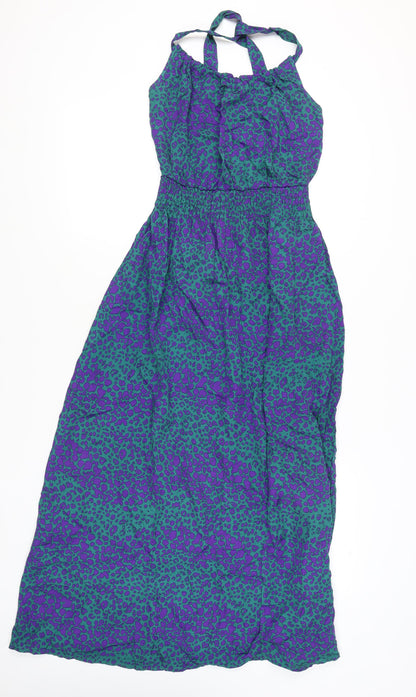 Next Women's Multicoloured Maxi Dress, Size 8, Petite