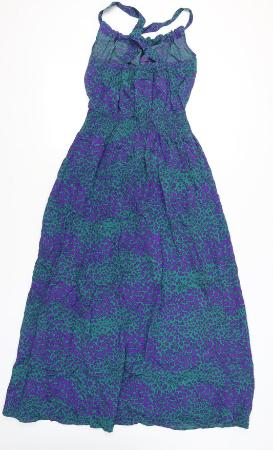Next Women's Multicoloured Maxi Dress, Size 8, Petite