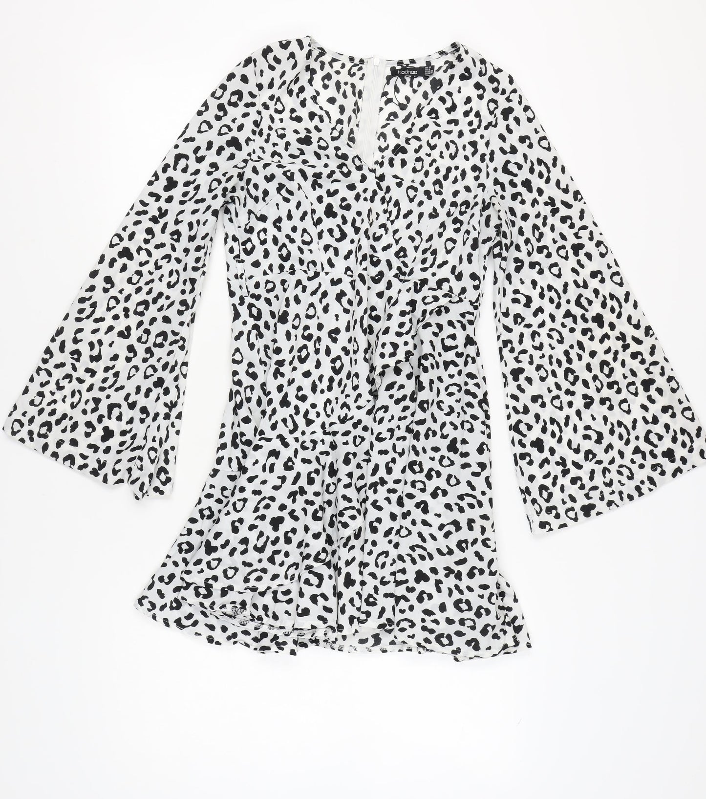 Boohoo Women’s Multicoloured Leopard Print A-Line Dress