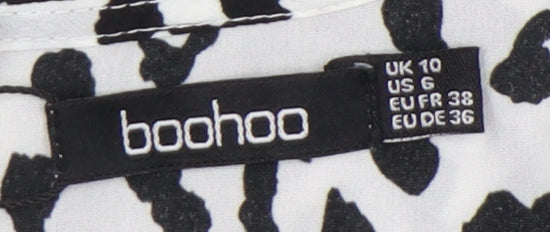 Boohoo Women’s Multicoloured Leopard Print A-Line Dress