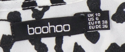 Boohoo Women’s Multicoloured Leopard Print A-Line Dress