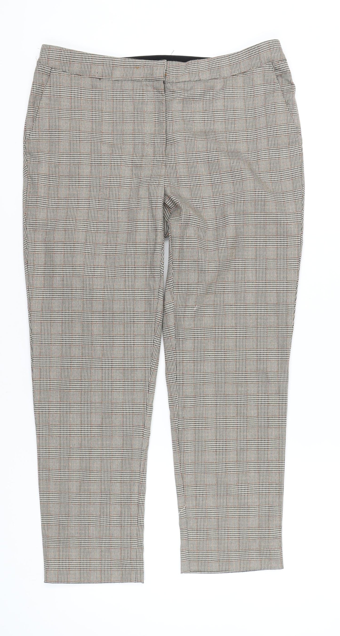October Woman Check Trousers - Women's Medium