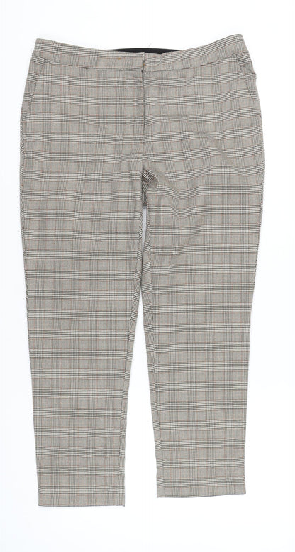 October Woman Check Trousers - Women's Medium