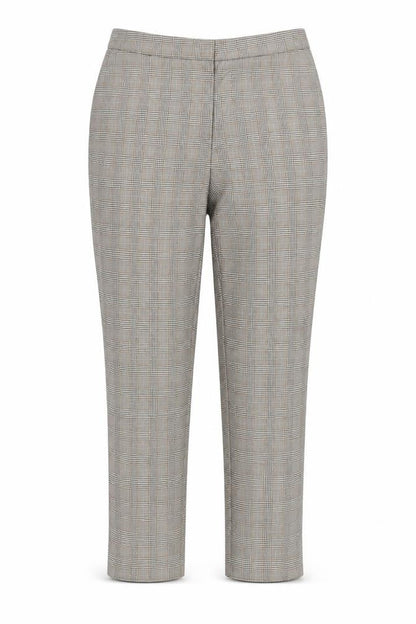 October Woman Check Trousers - Women's Medium