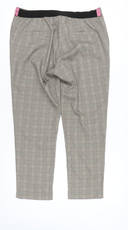 October Woman Check Trousers - Women's Medium