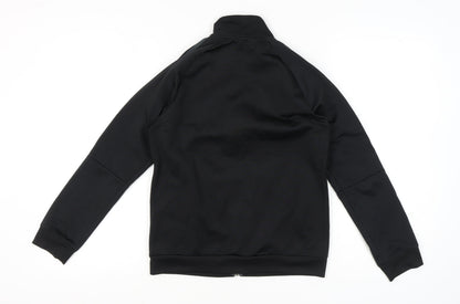 Adidas Boys Black Full Zip Sweatshirt 11-12 Years