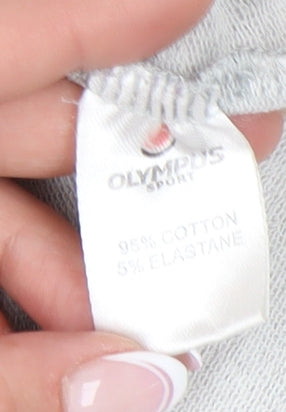 Olympus Sport Women's Grey Full Zip Hoodie Size 10